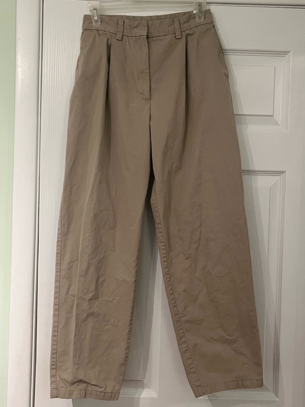 Tan Cargo Straight Leg